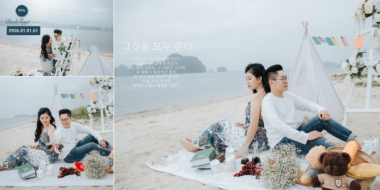 Ý tưởng chụp ảnh cưới ở biển đẹp siêu hấp dẫn