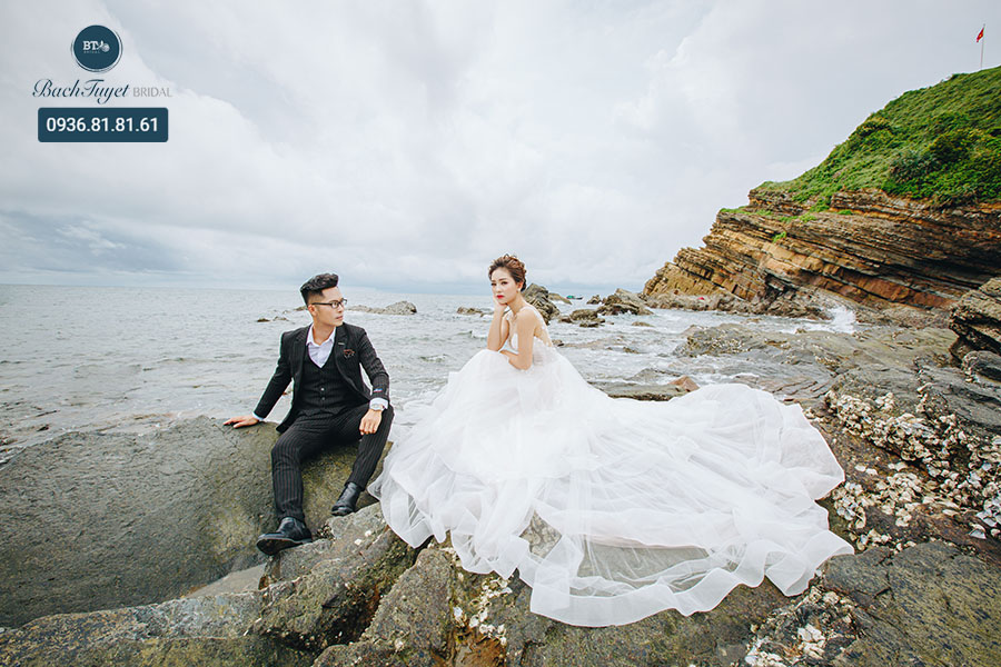 Ý tưởng chụp ảnh cưới ở biển đẹp siêu hấp dẫn - BachTuyet