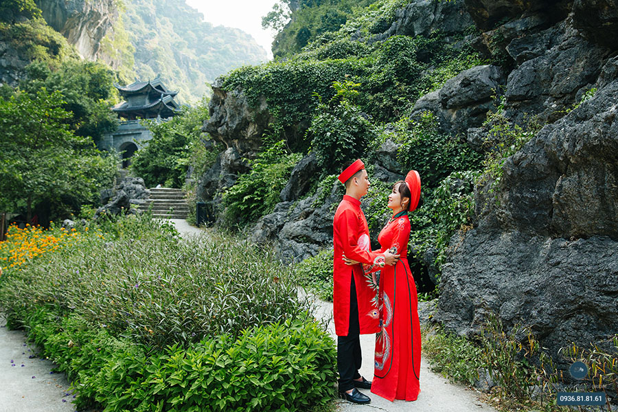 Chụp ảnh cưới ở Ninh Bình vào mùa xuân