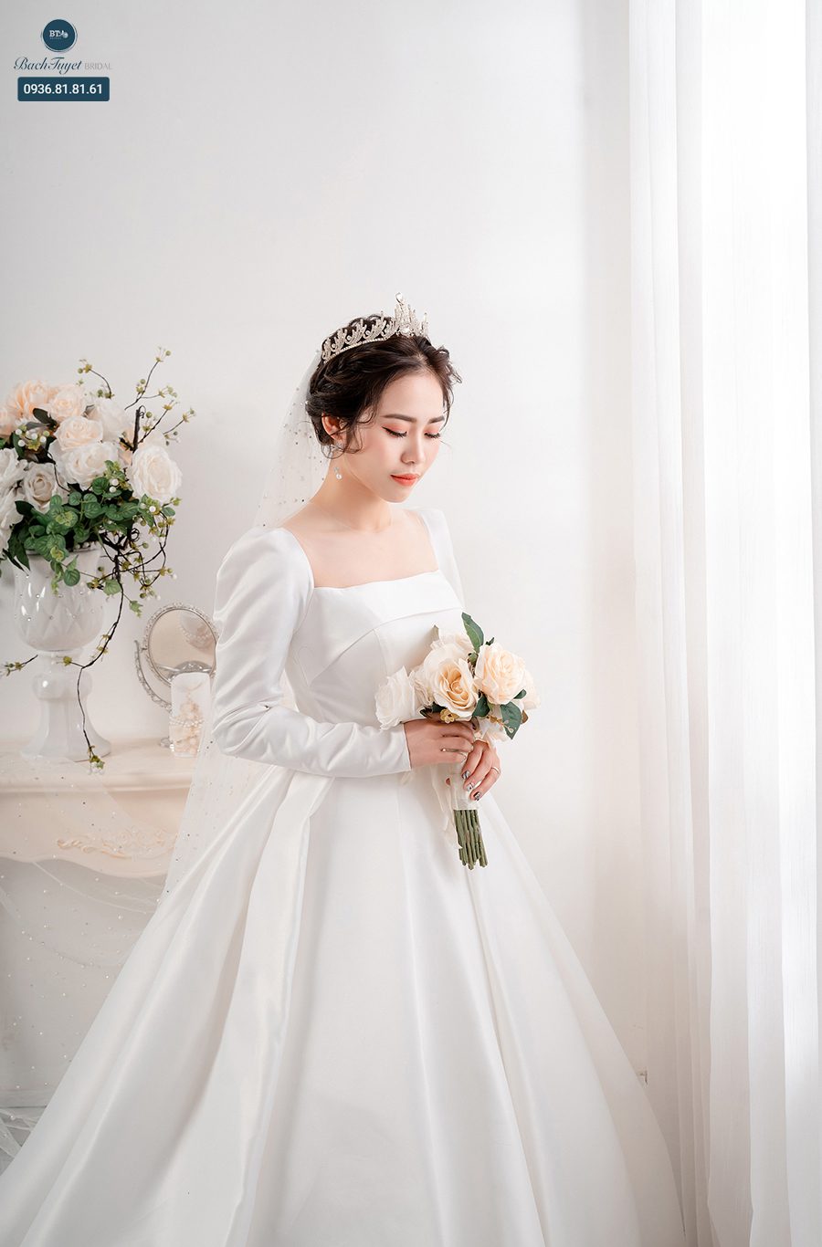 15 mẫu váy cưới lụa satin trơn thiết kế đơn giản và mới nhất - Thời trang -  Việt Giải Trí