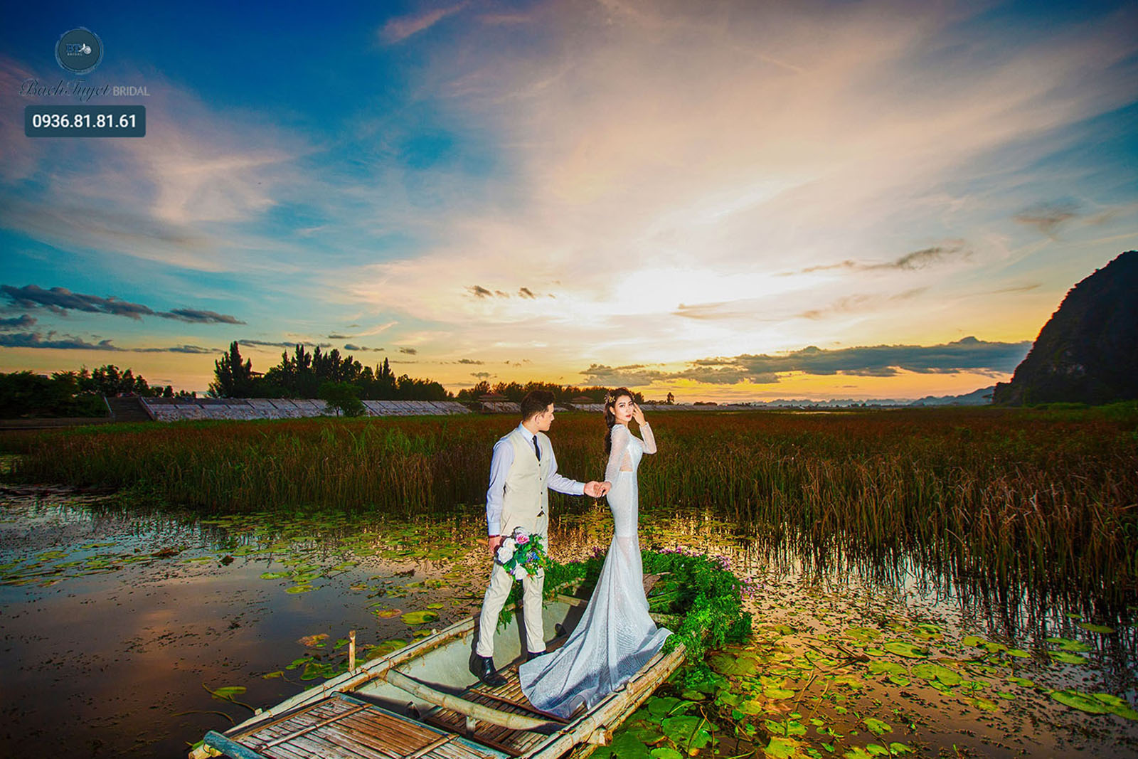 Chụp ảnh cưới Tràng An – Ninh Bình: địa điểm không thể bỏ qua mùa cưới