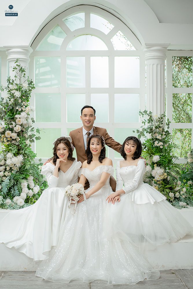 Lựa chọn trang phục đồng bộ khi chụp ảnh gia đình kiểu Hàn 