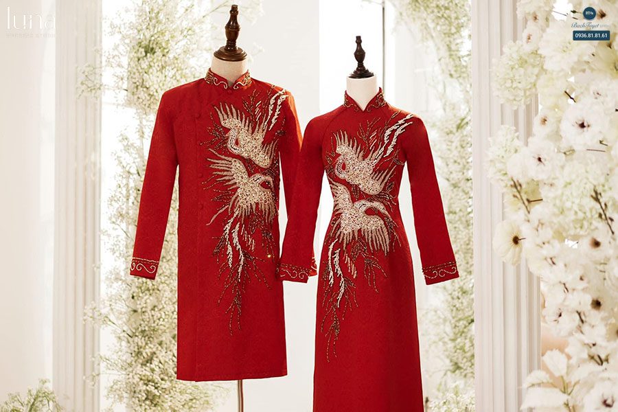 Vì sao áo dài cưới màu đỏ được ưa chuộng đến vậy? 